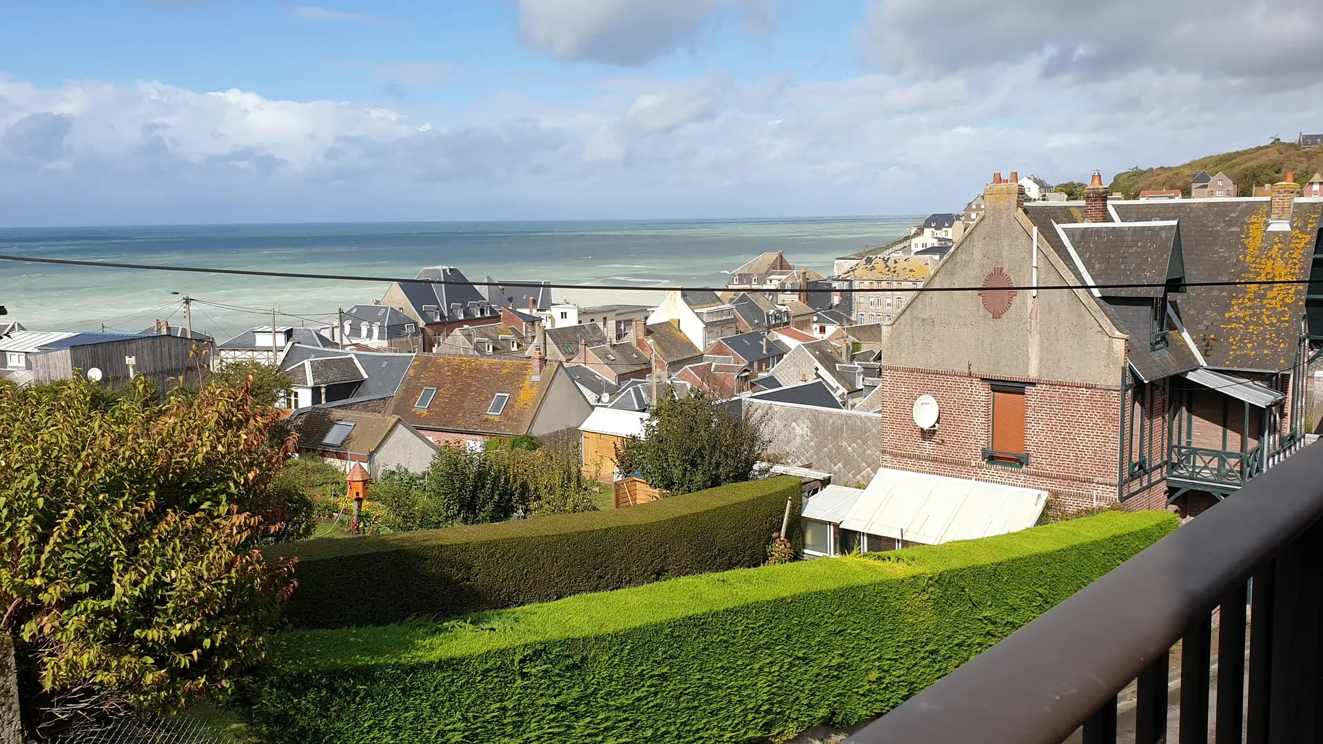 Vue depuis le balcon du 1er étage