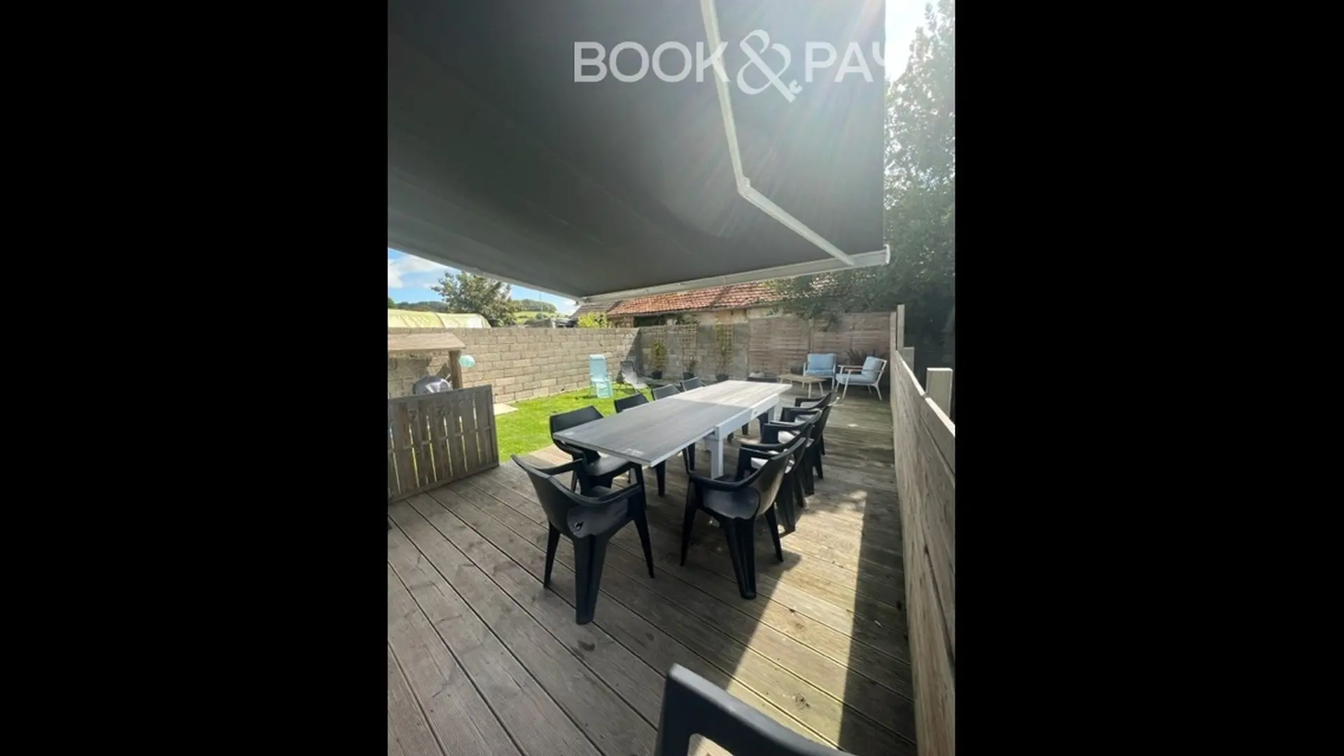 Gîte des 5 étangs - Terrasse