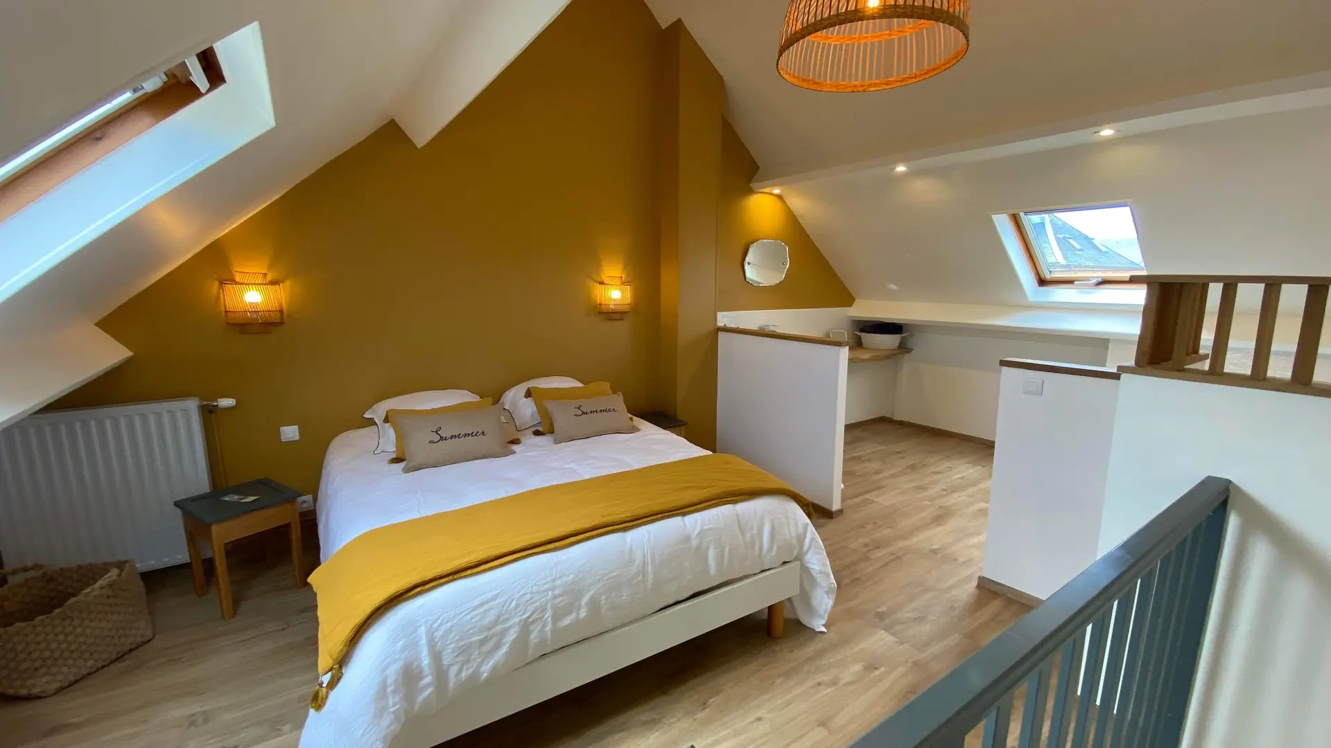 Villa Gaston - Chambre jaune - Mezzanine