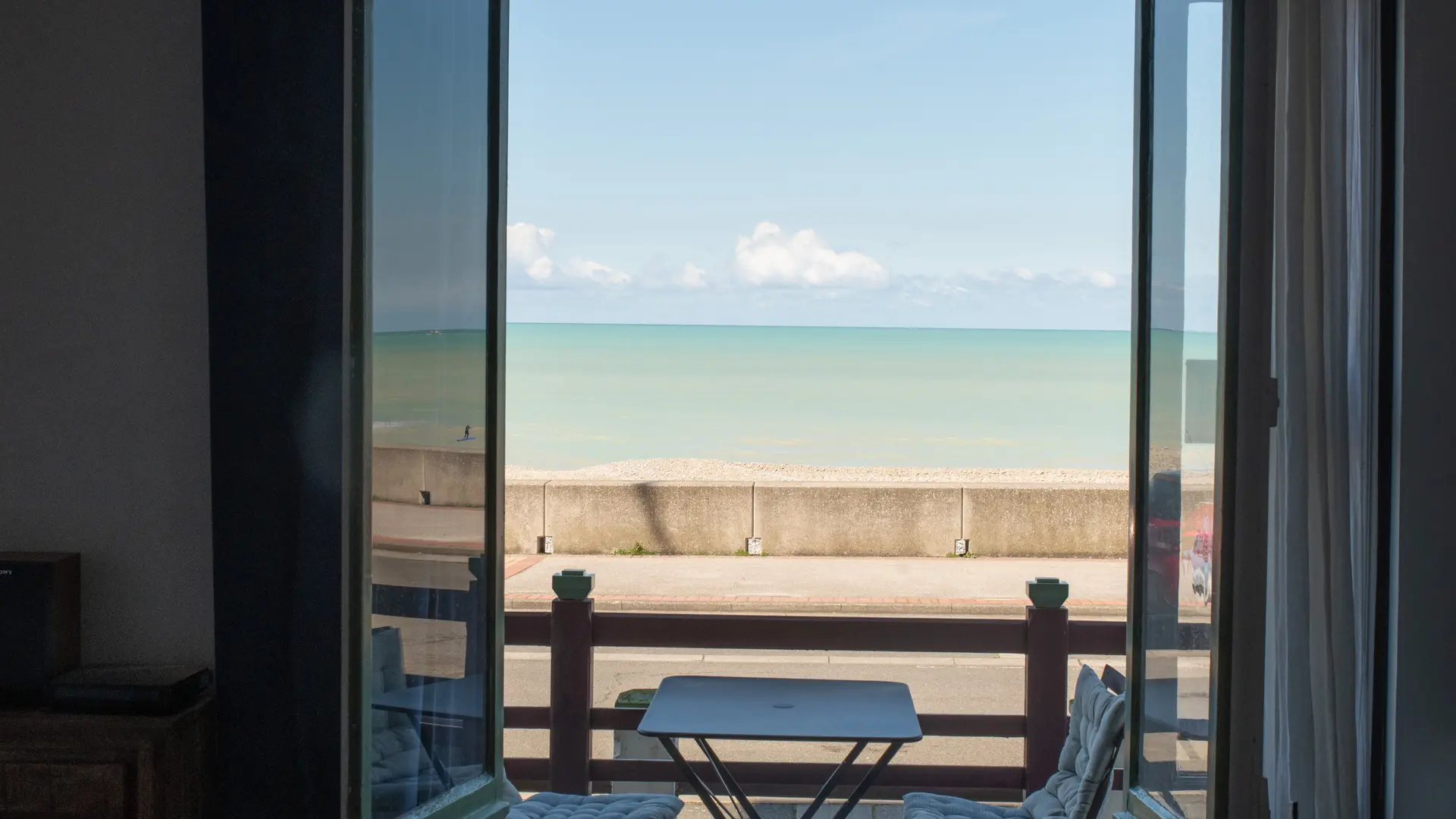 Terrasse et vue mer