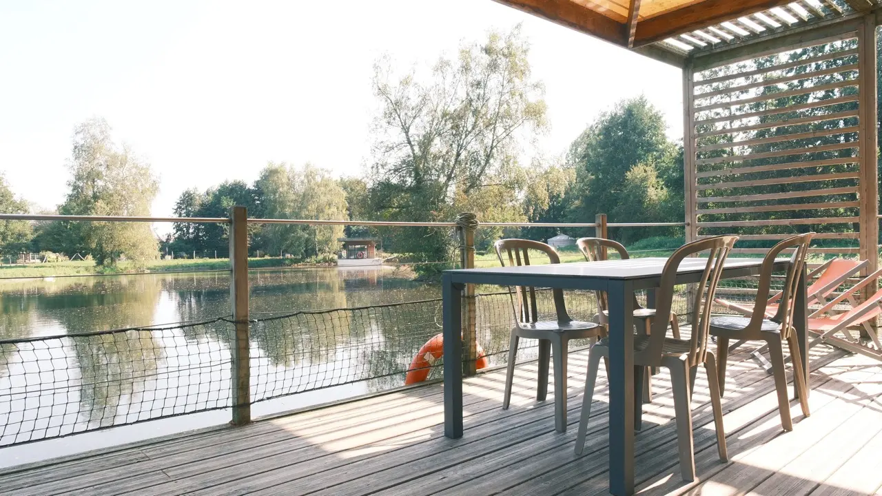 Terrasse semi couverte