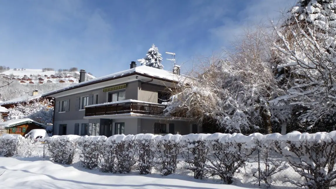 Le Clos du Moulin à Bernex - Vue enneigée
