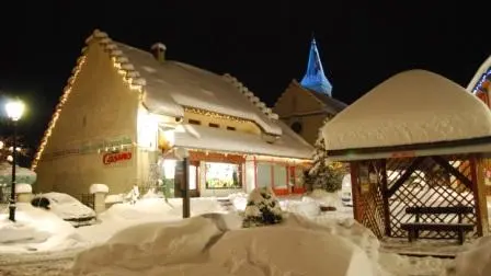 Casino sous la neige