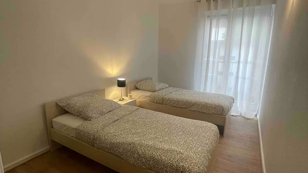 Chambre lits simples