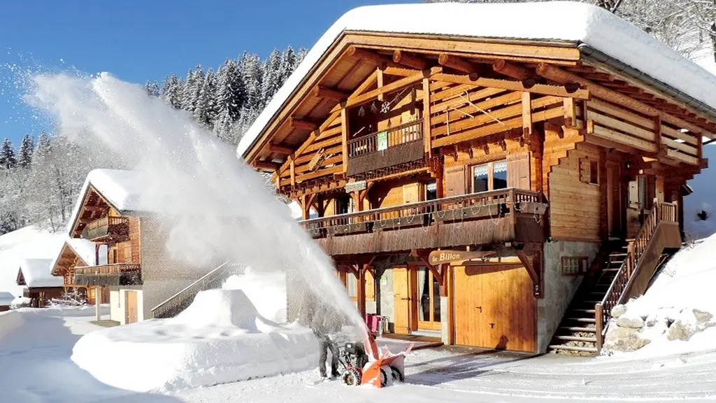 Déneigement des accès (vue 1/2)
