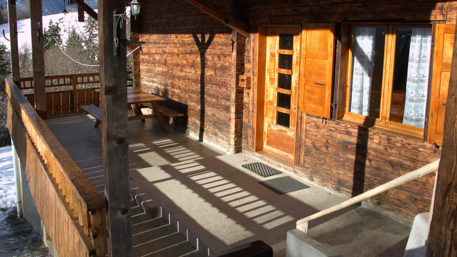 Terrasse vue de face