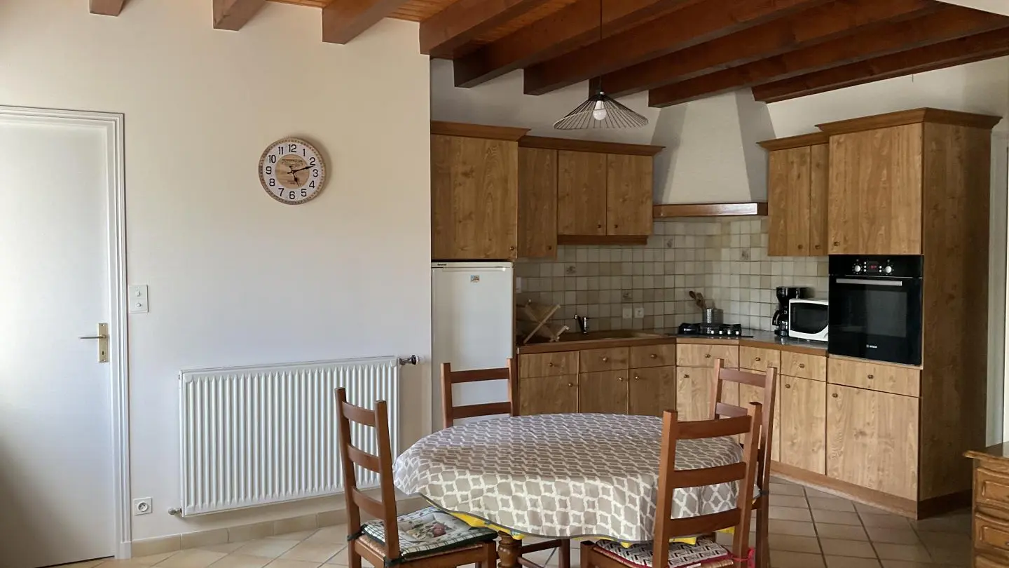 Cuisine ouverte sur séjour