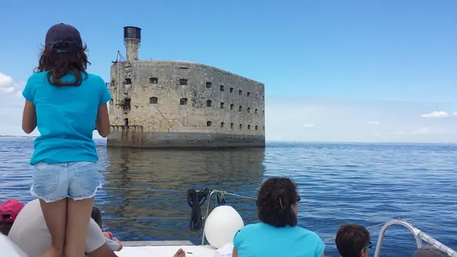 Approche du Fort Boyard par Dream' On