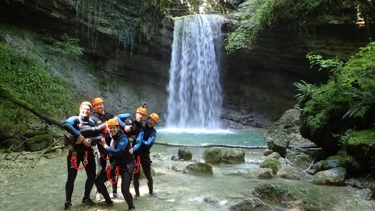 Canyoning dans le Bugey