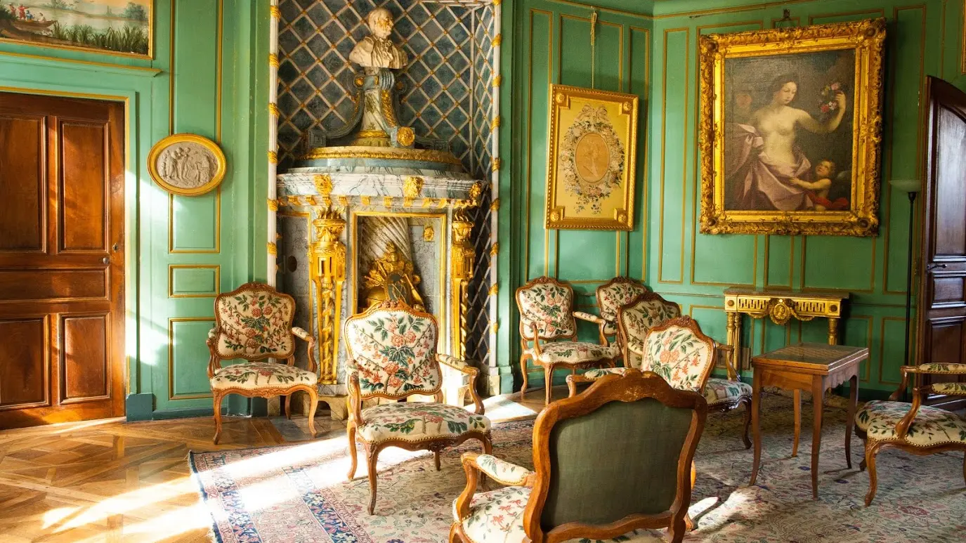 Salon d'axe - Château de Voltaire à Ferney-Voltaire