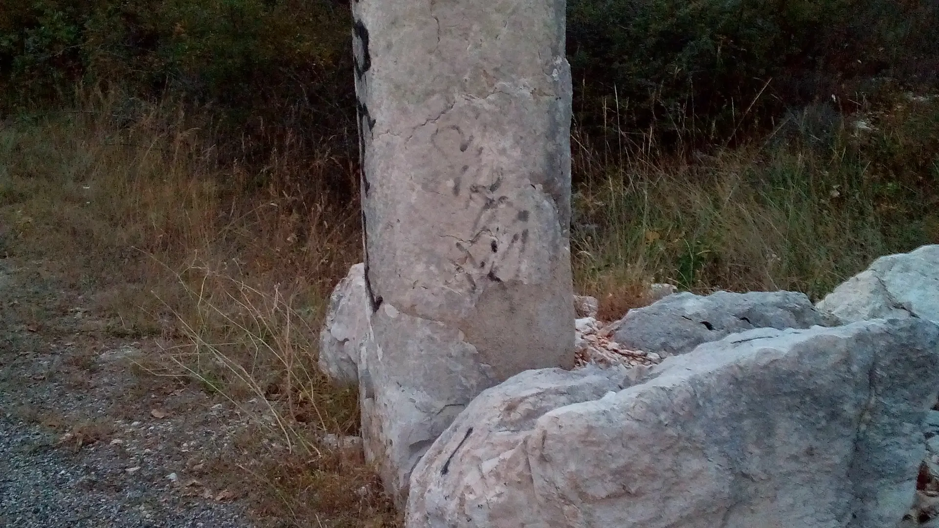 Borne miliaire Vérignon