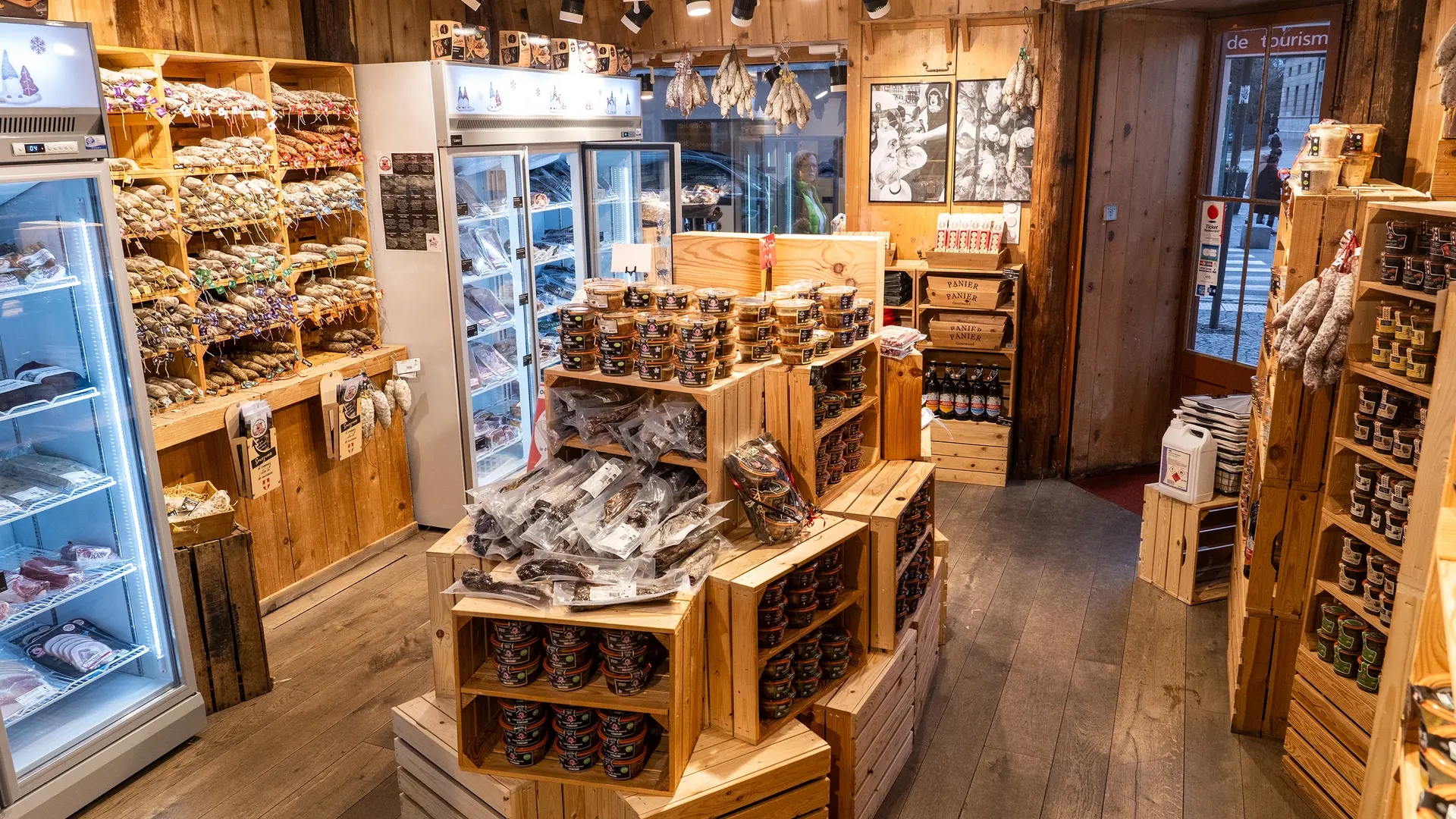 Intérieur de la boutique