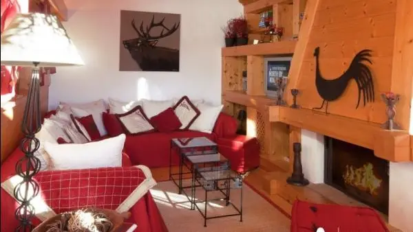 Location d'un chalet à Praz sur Arly - Pièce de vie