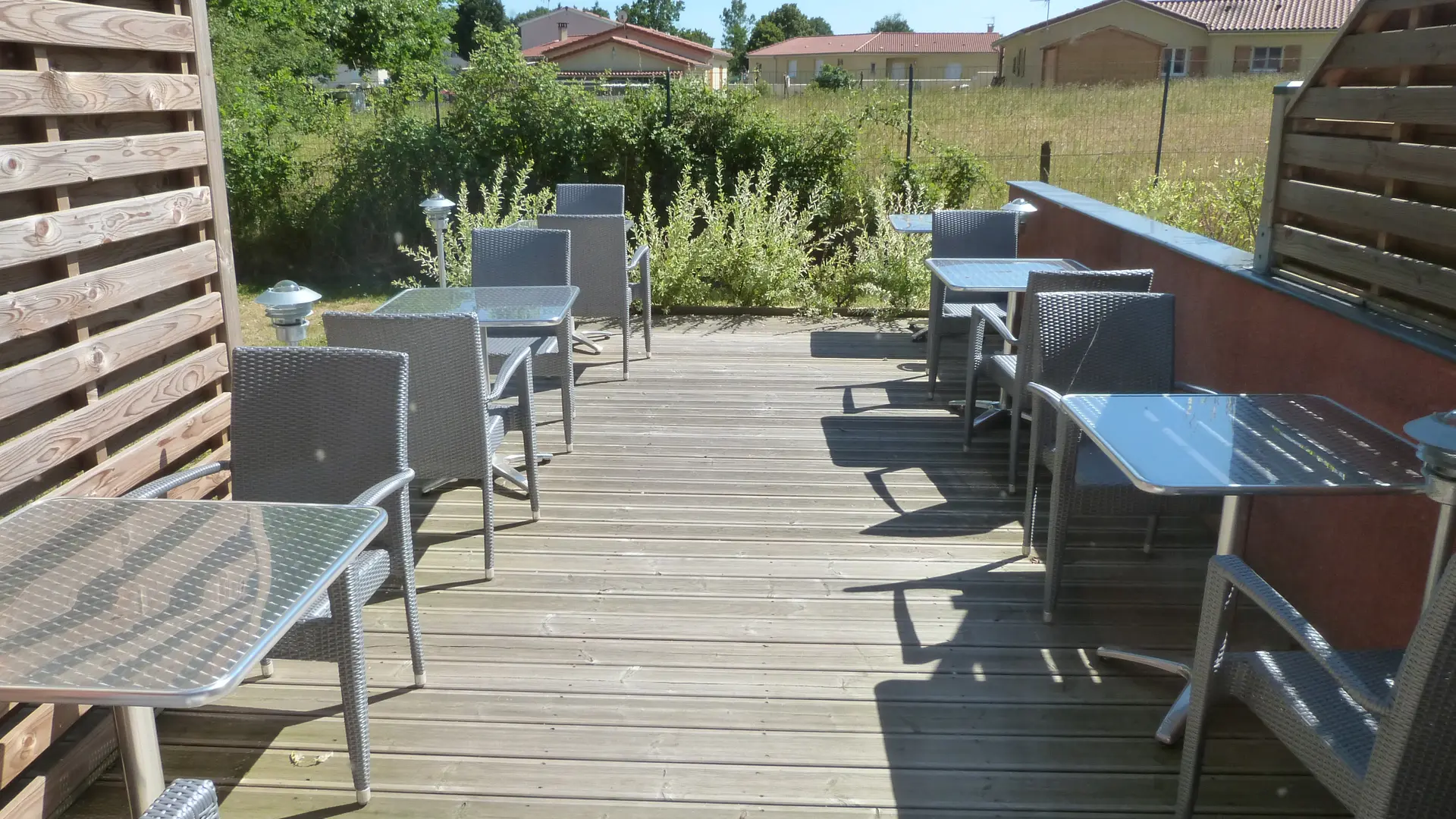 Terrasse extérieure commune