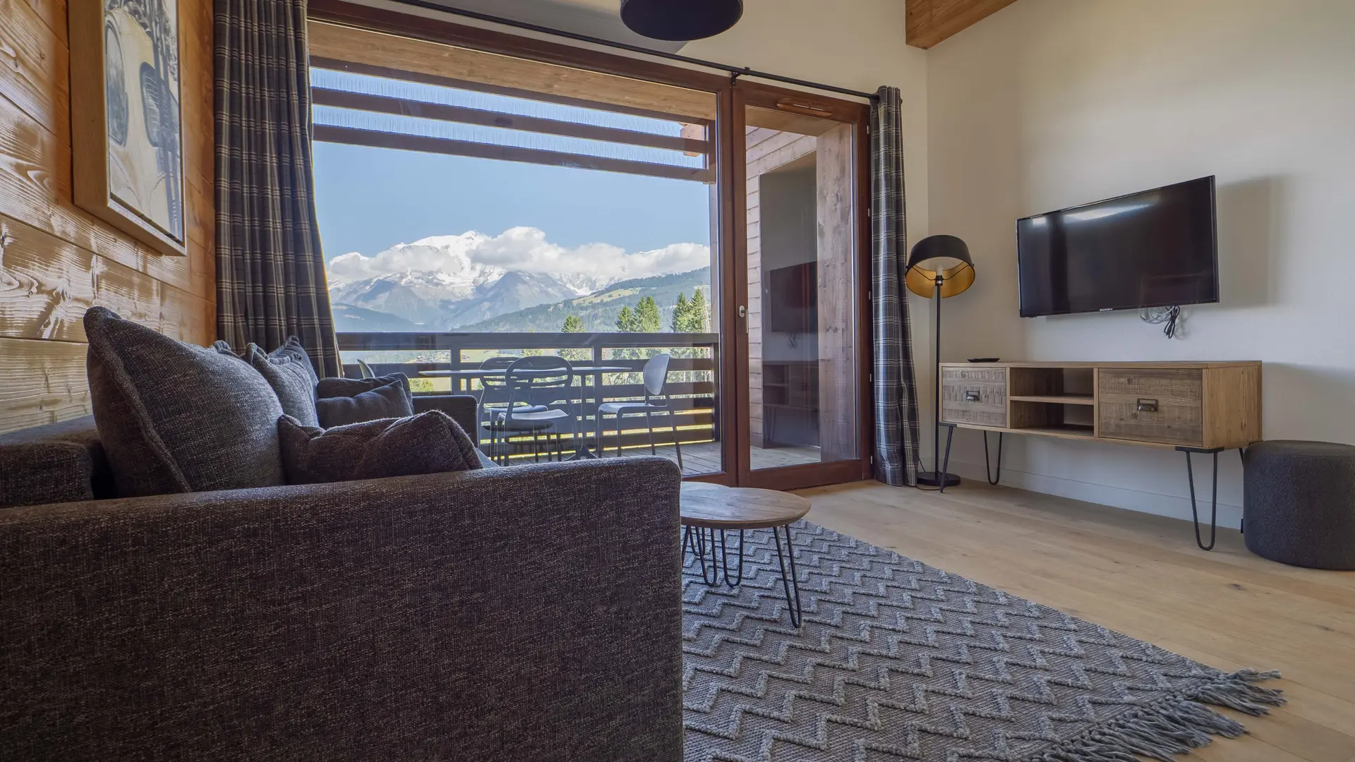 salon vue Mont Blanc