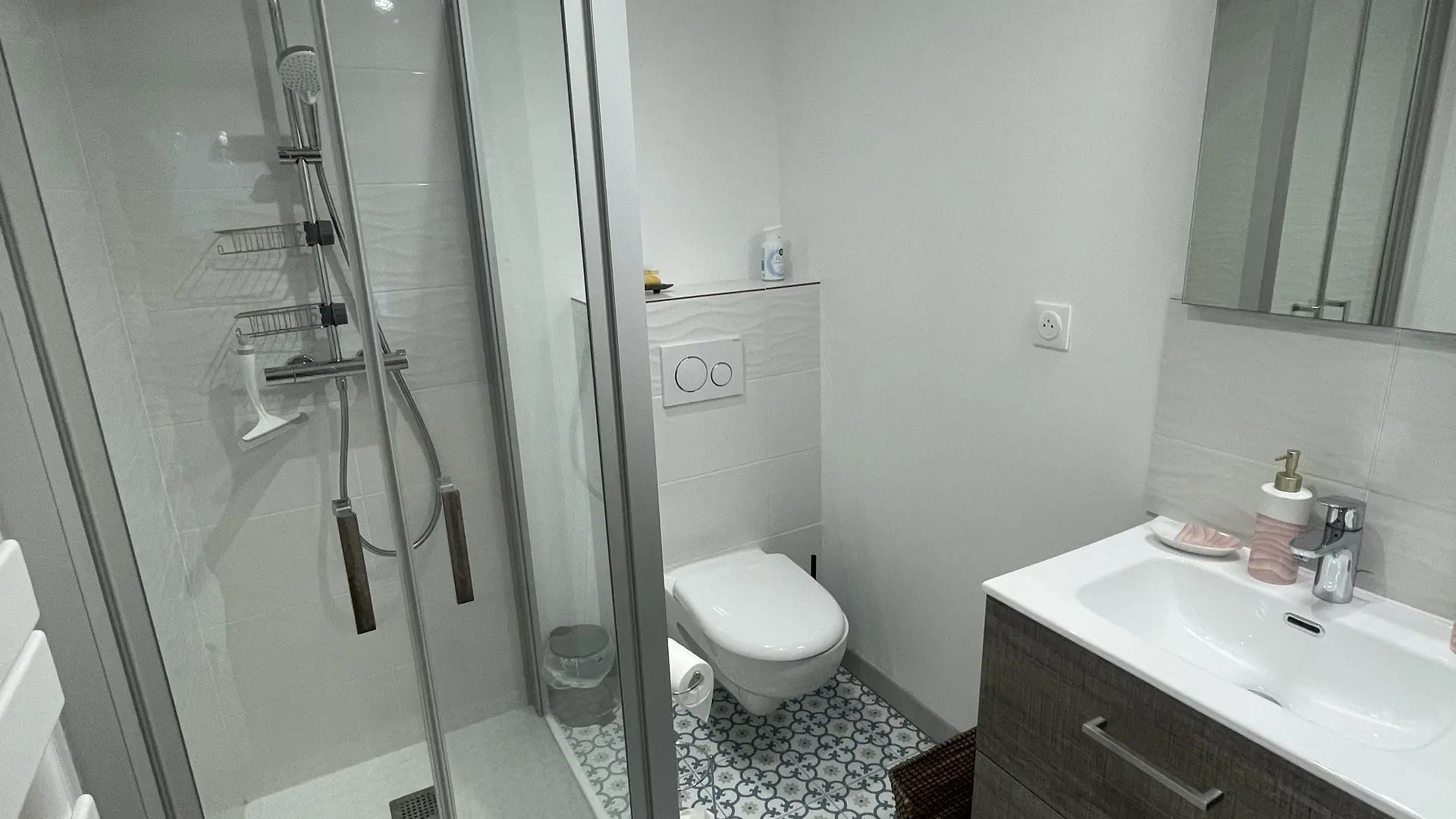 salle d'eau chambre d'hôtes Hippodrome