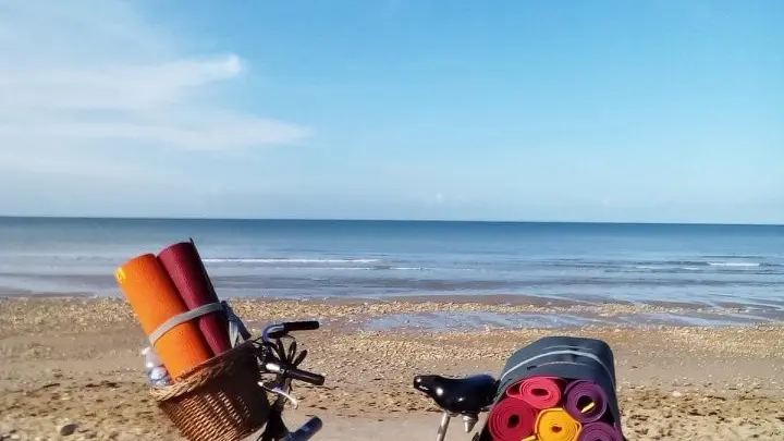 Yoga à la plage