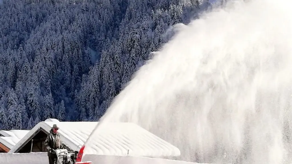 Déneigement des accès (vue 2/2)