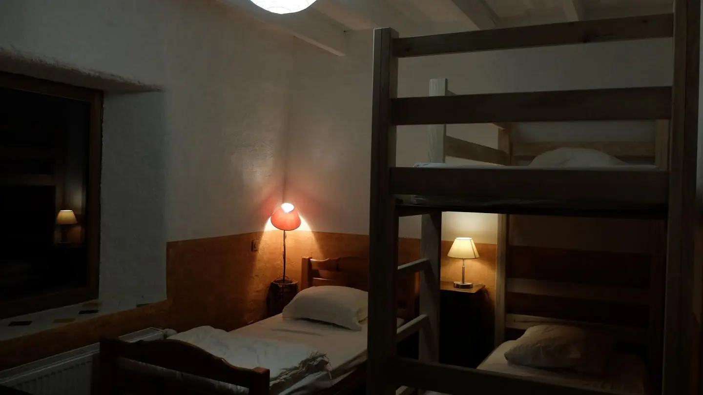 Chambre située coté Est. Vue Mont Blanc, Dent du Chat