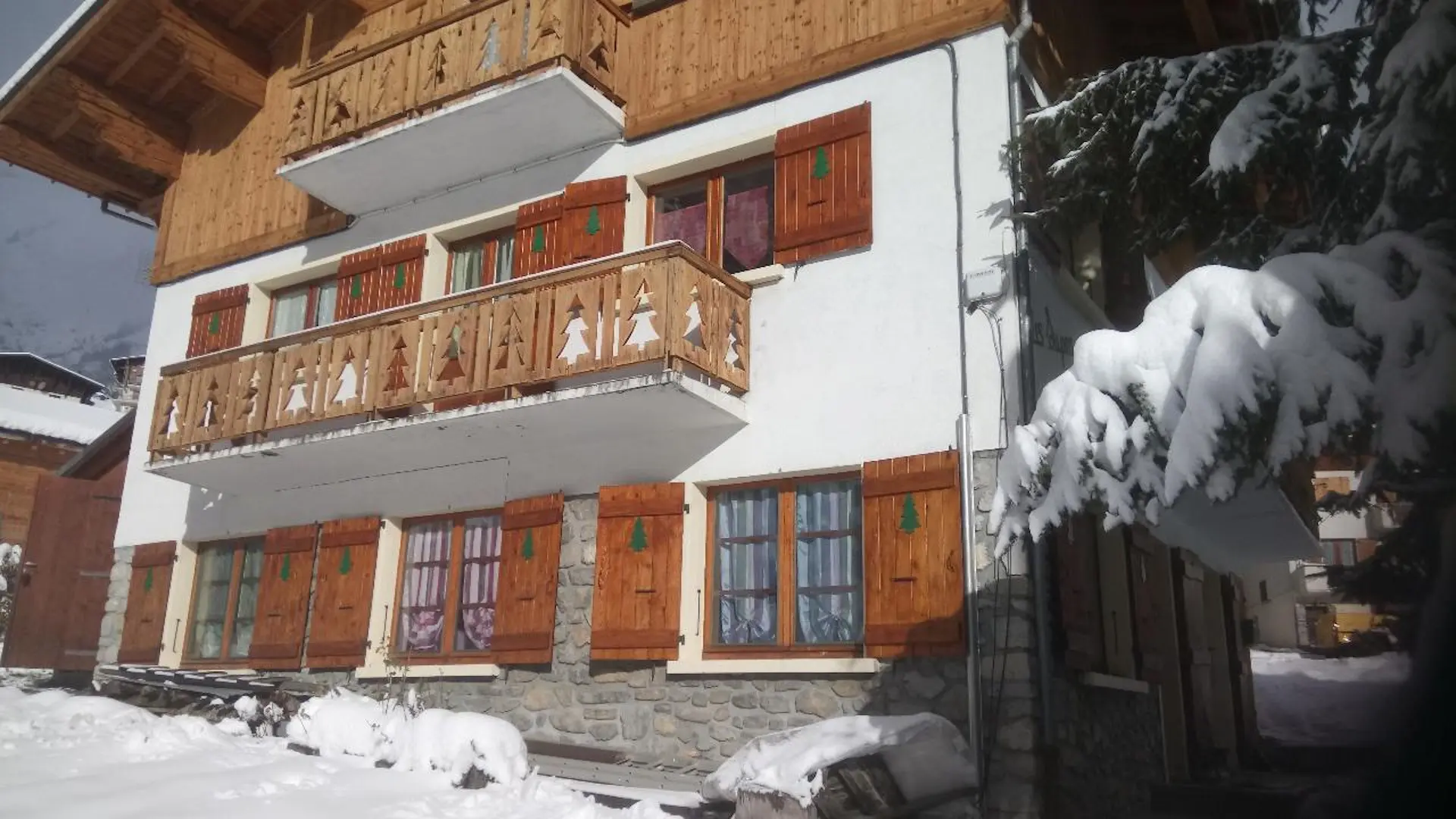 Chalet en hiver