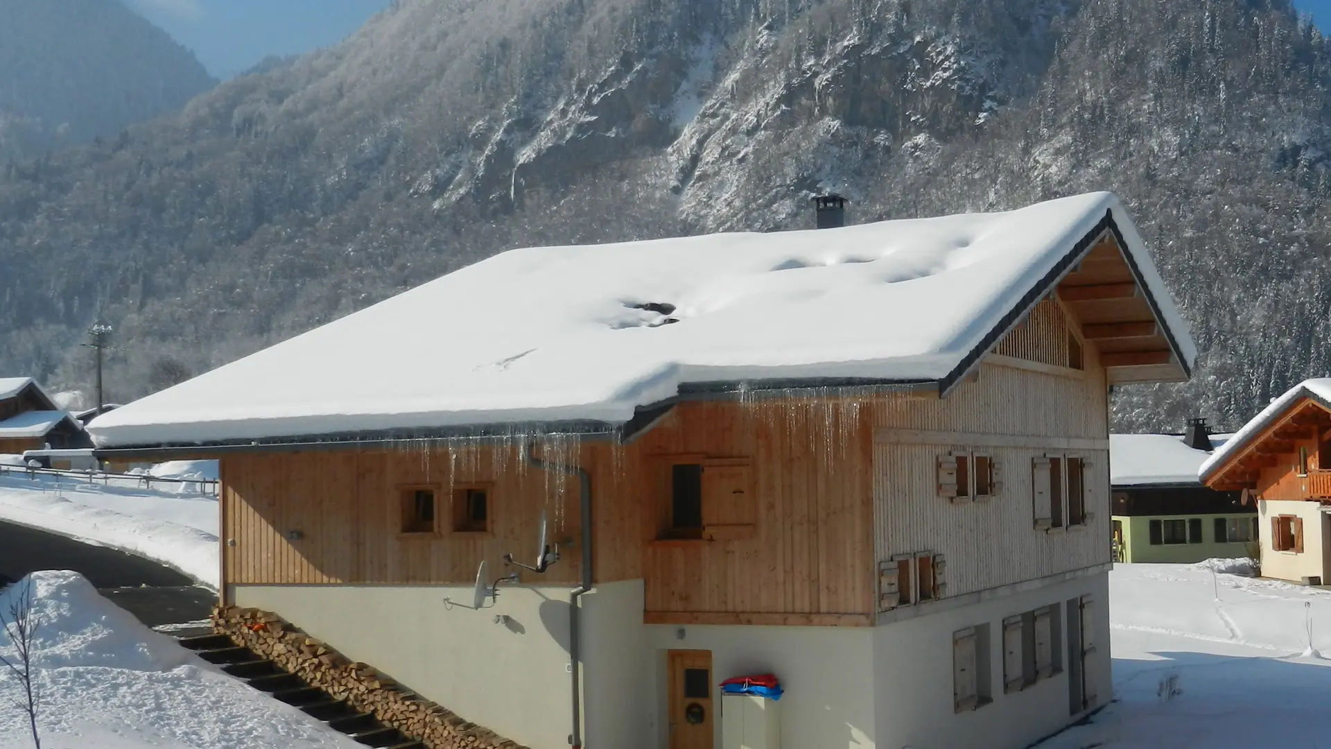 Chalet en hiver