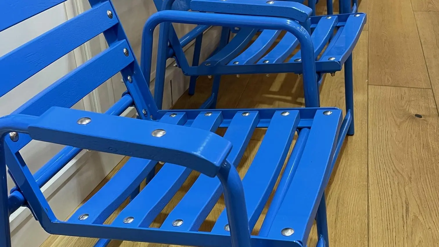 Chaises Bleues