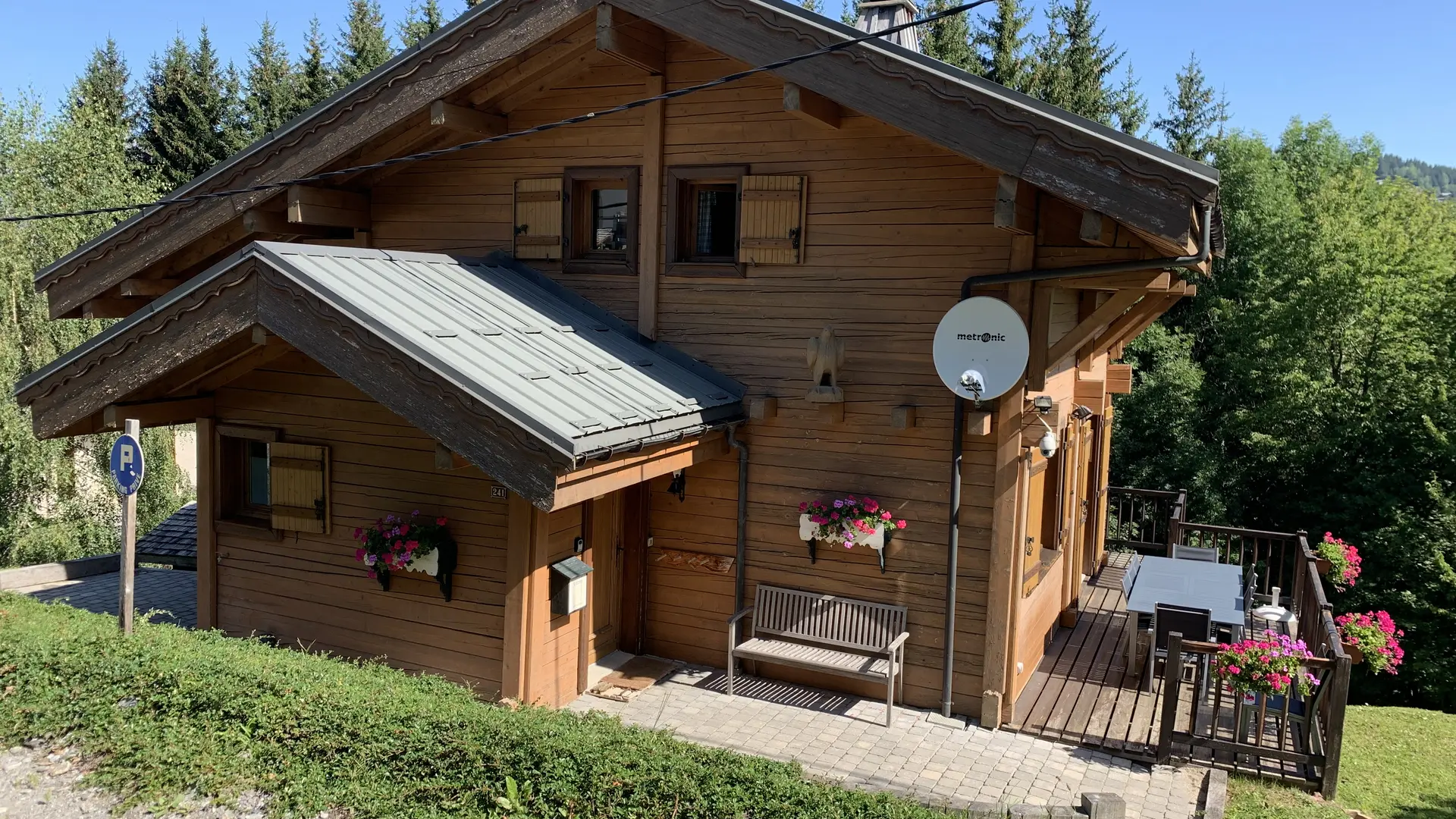 Chalet en été
