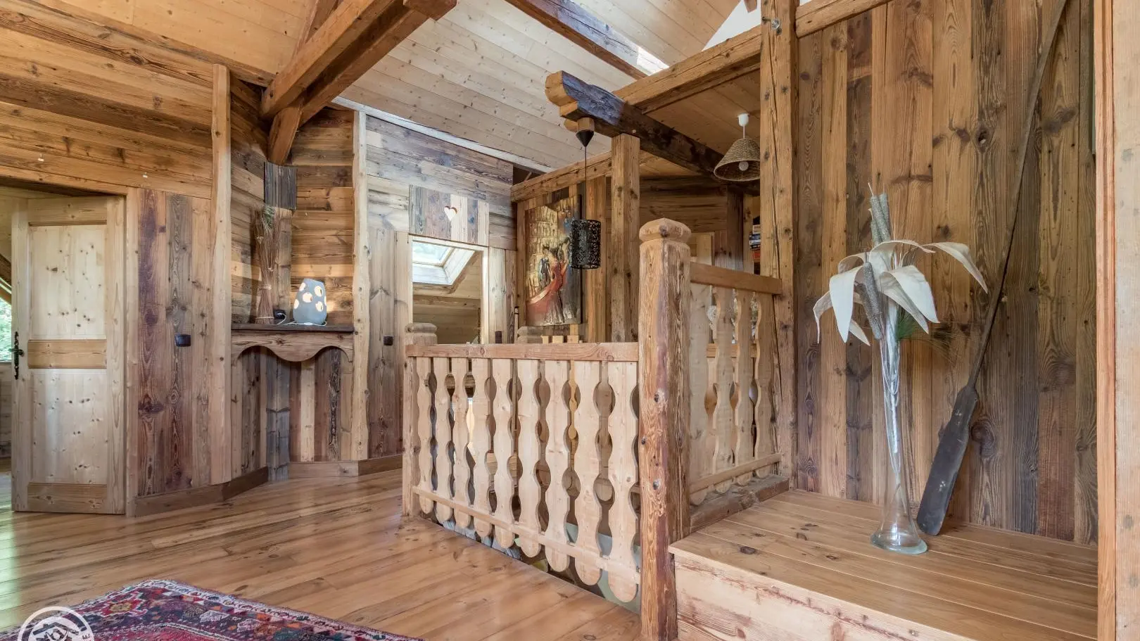 arrivée au premier étage