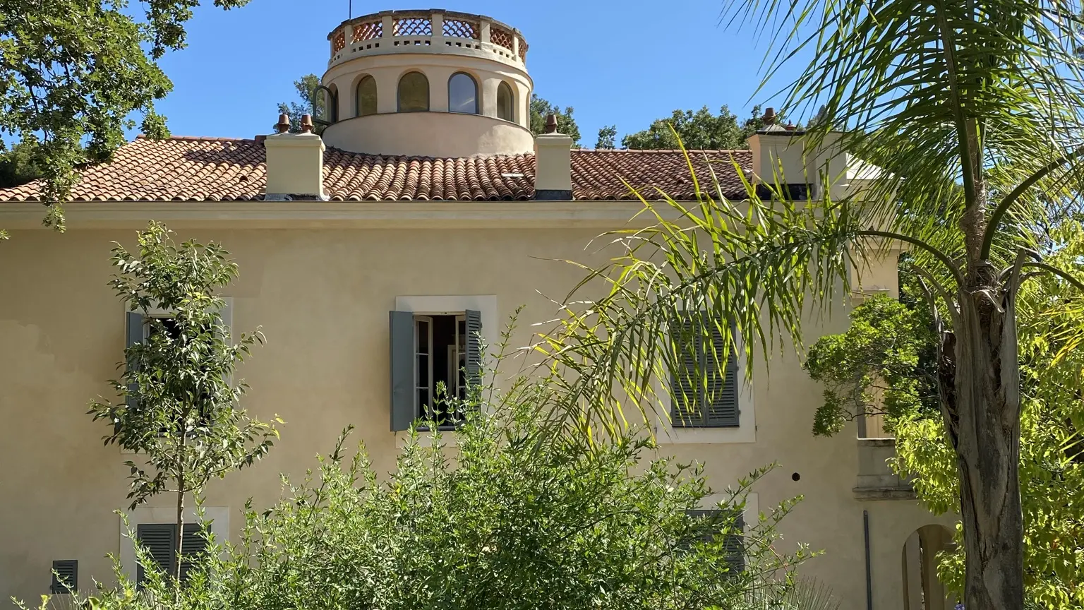 La maison de Paul Bourget dans le Plantier de Costebelle