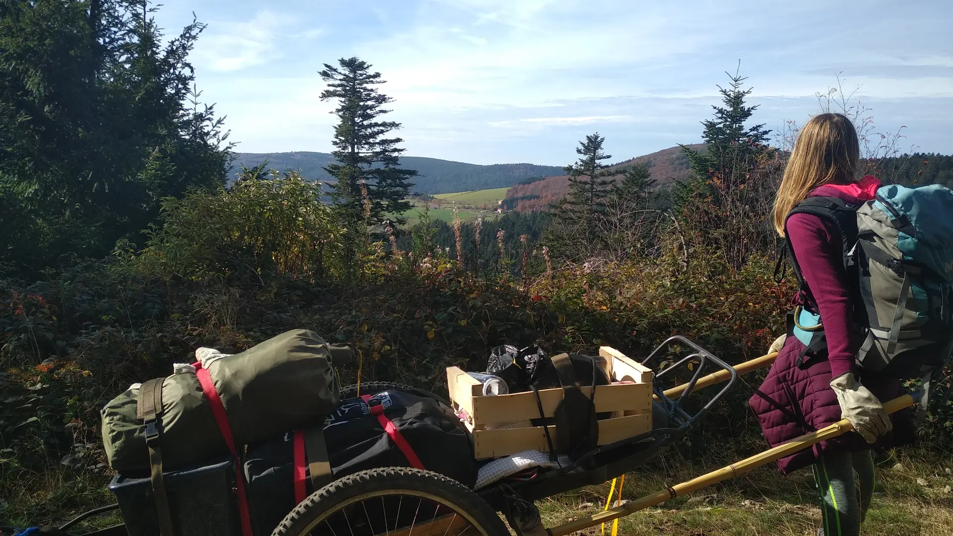 Matériel de Bivouac pour une nuit en forêt