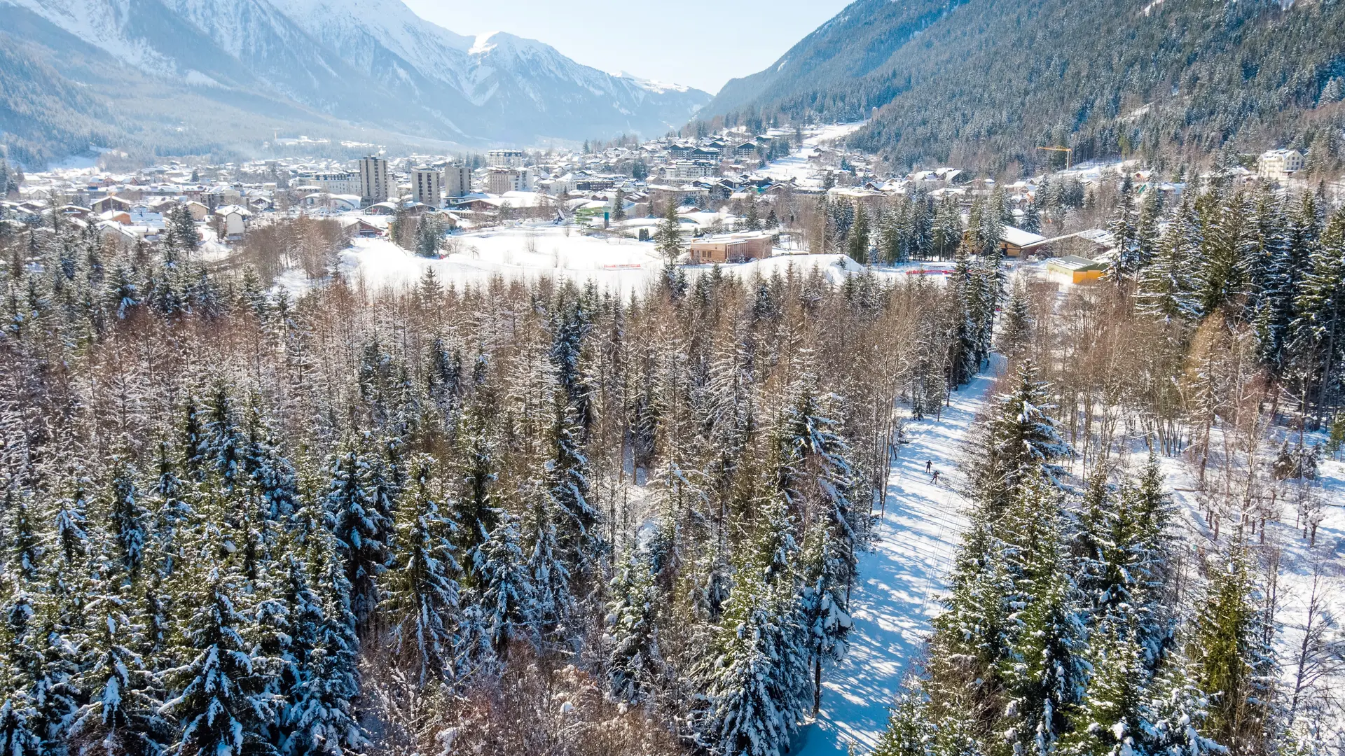 Itinéraire piétons et raquette du village de Vallorcine_Vallorcine