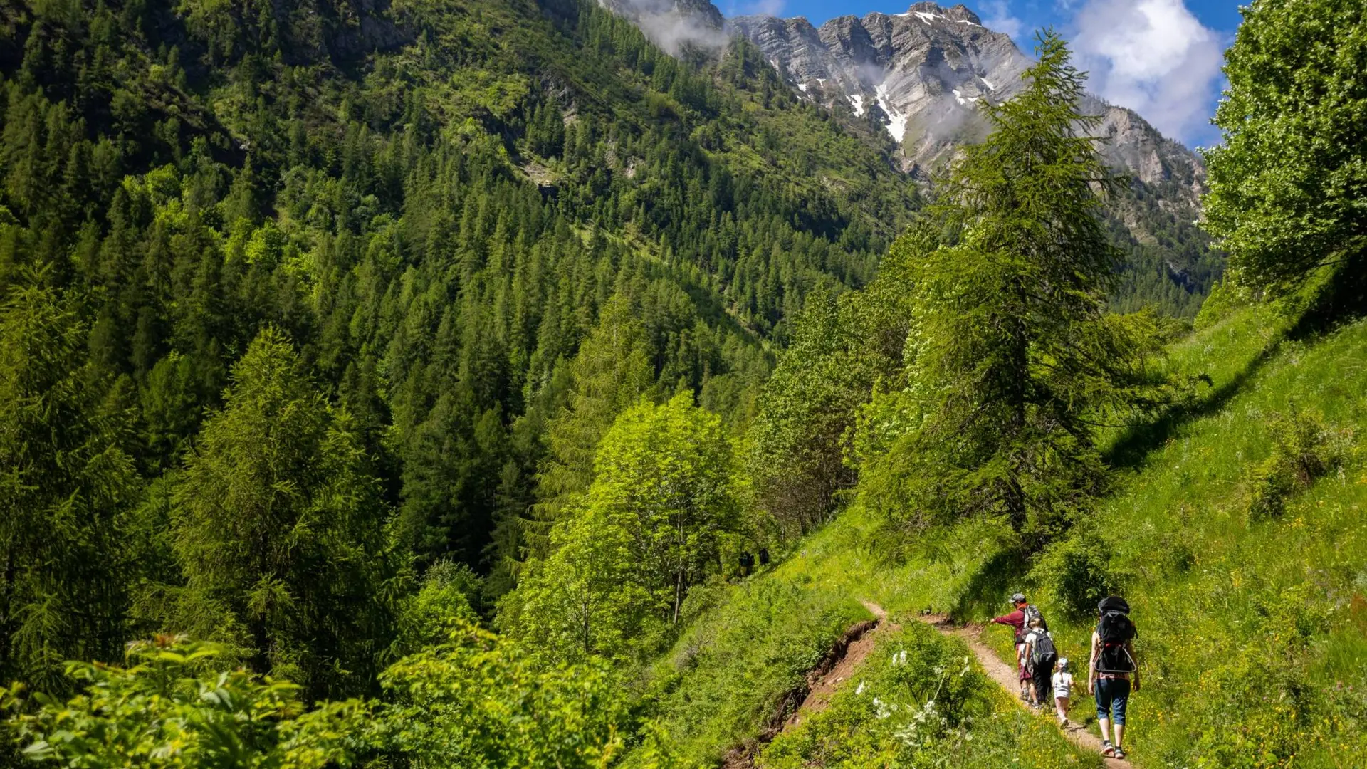 Montée au refuge du Tourond