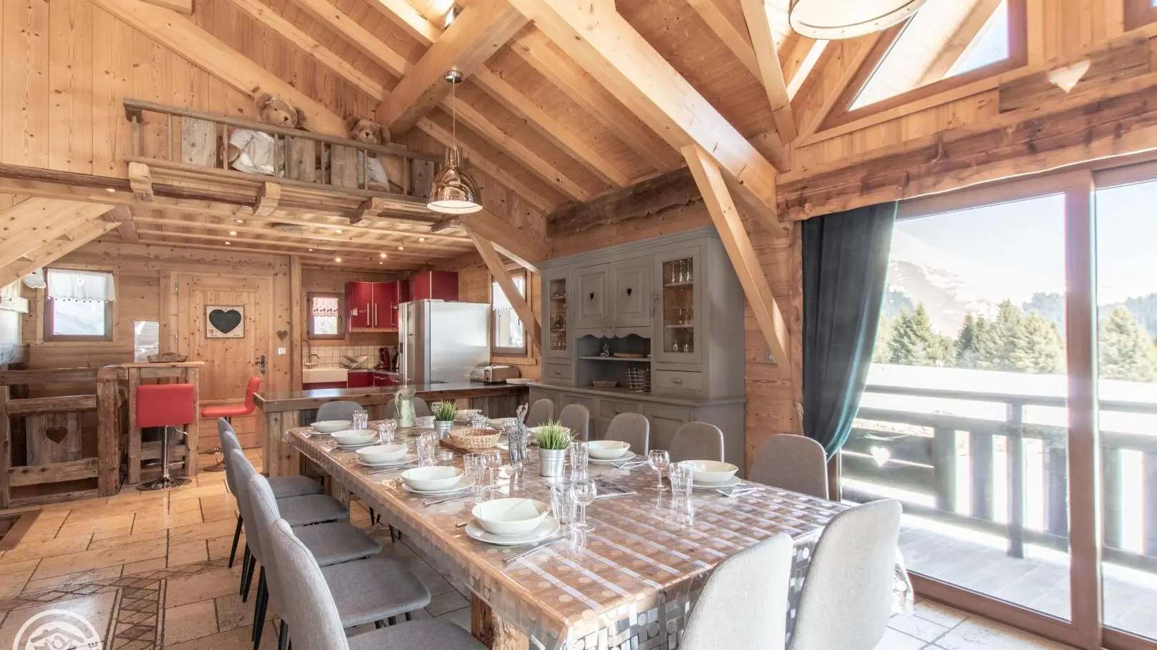 Espace repas et cuisine