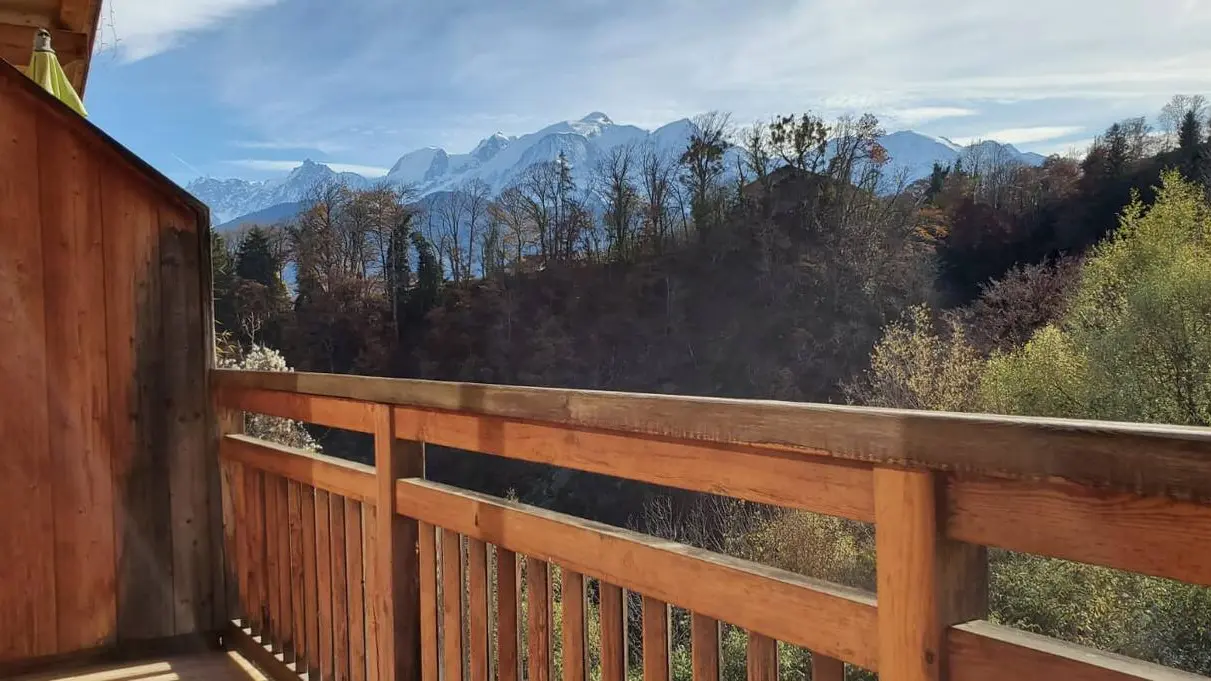Vue de la terrasse niveau supérieur