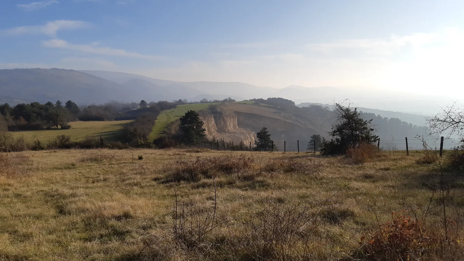 Plain Champ - Vue sur la carrière