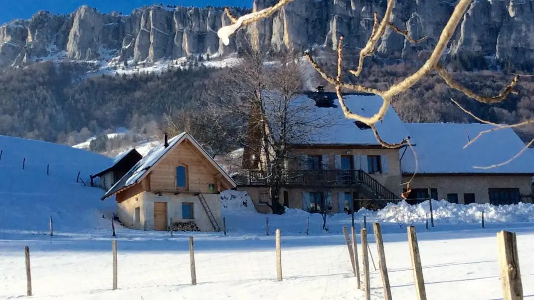 Le gîte en hiver