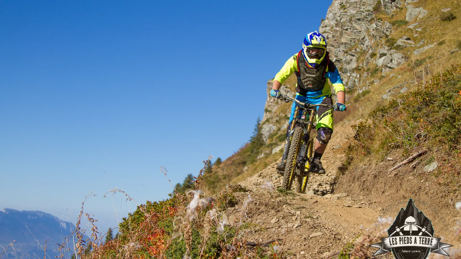 VTT de descente aux 7 Laux