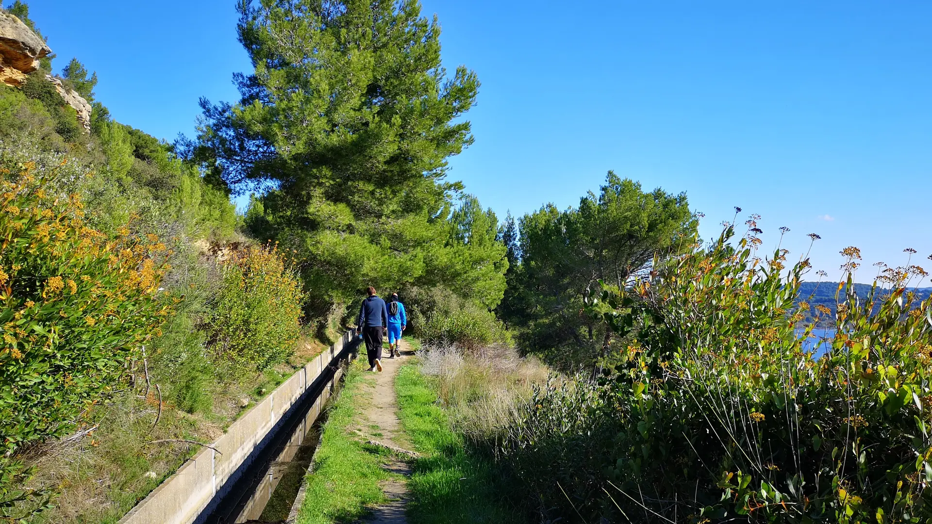 Canal de Raoux, GR2013 vers Miramas