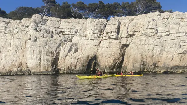 Sortie encadrée journée kayak - Calanques de Cassis