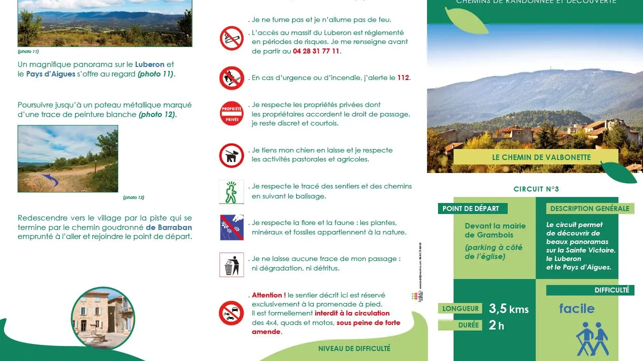 Chemin de Valbonette - Grambois