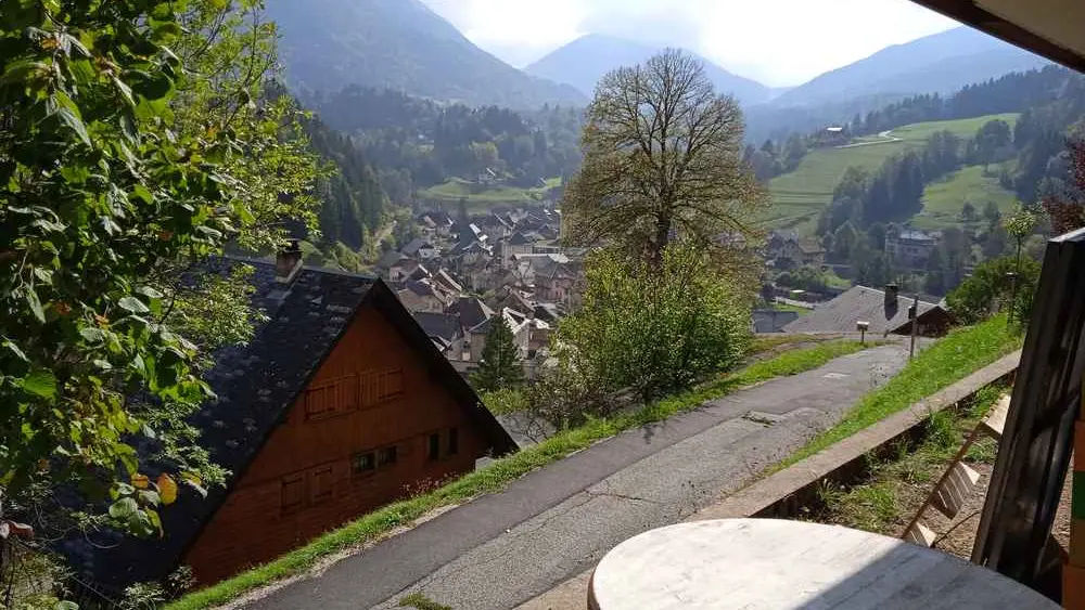 Vue depuis la terrasse