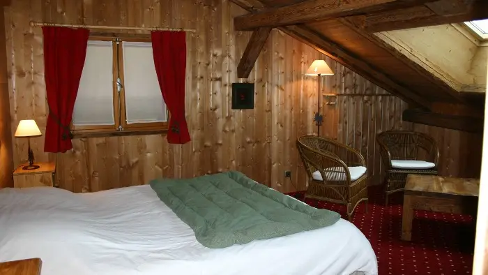 chambre 3,  hotel 3* coin savoyard, combloux