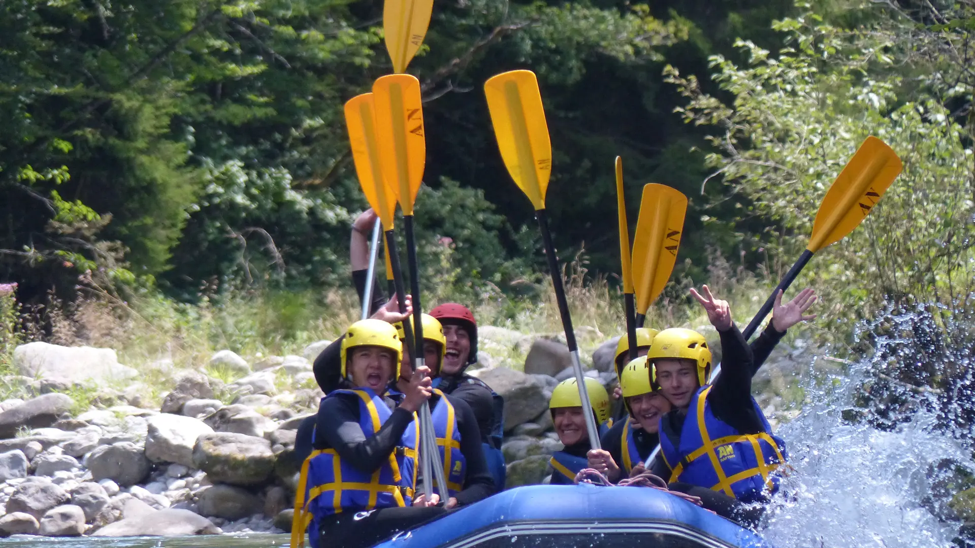 Rafting dans la Dranse d'Abondance