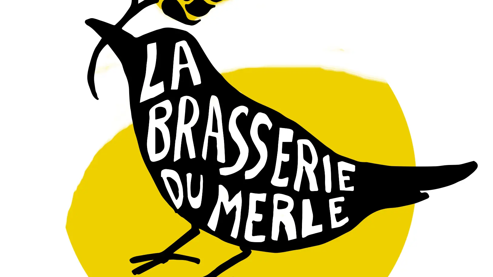 Le merle, logo de la brasserie