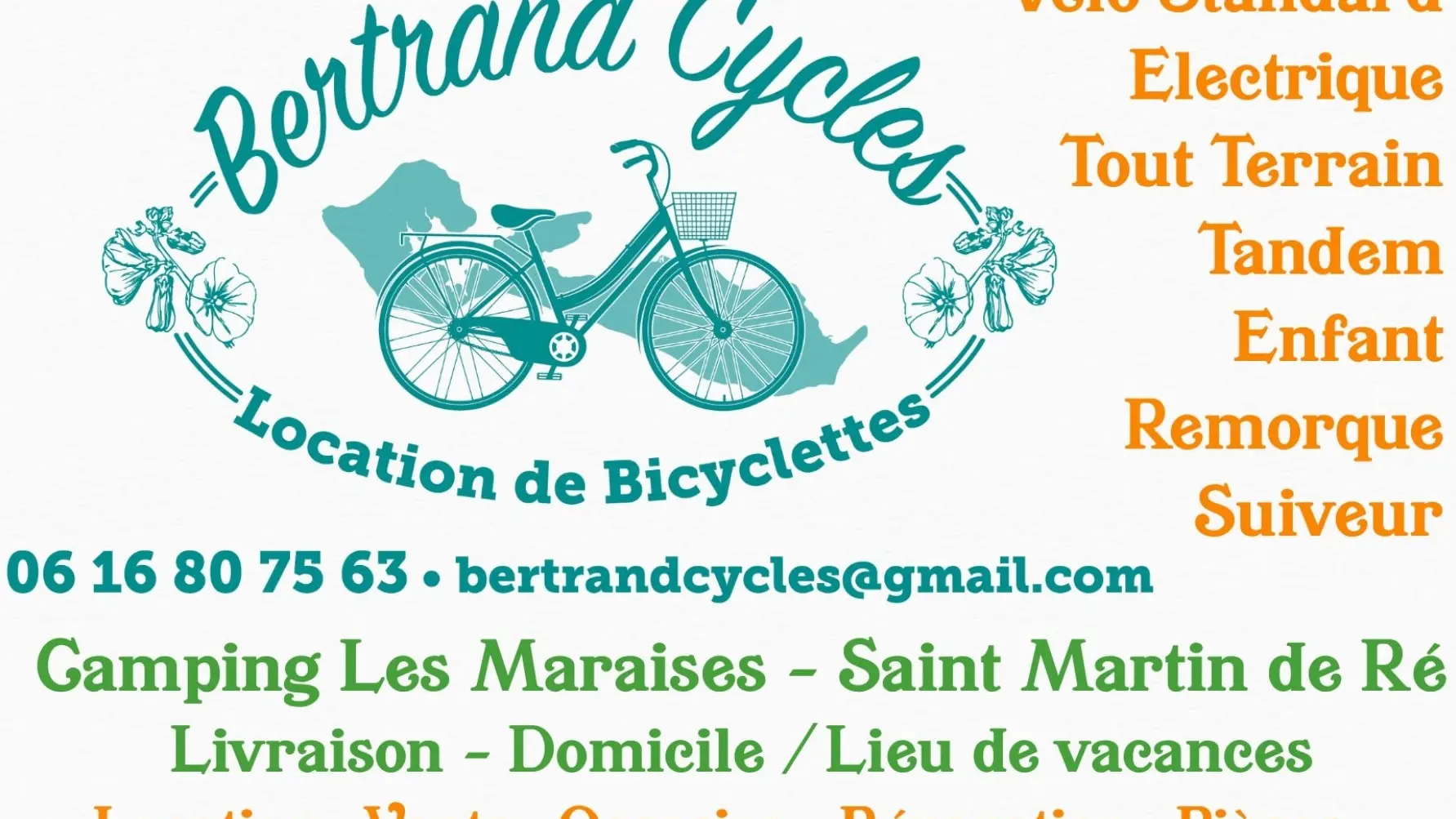 Carte de Visite Bertrand Cycles