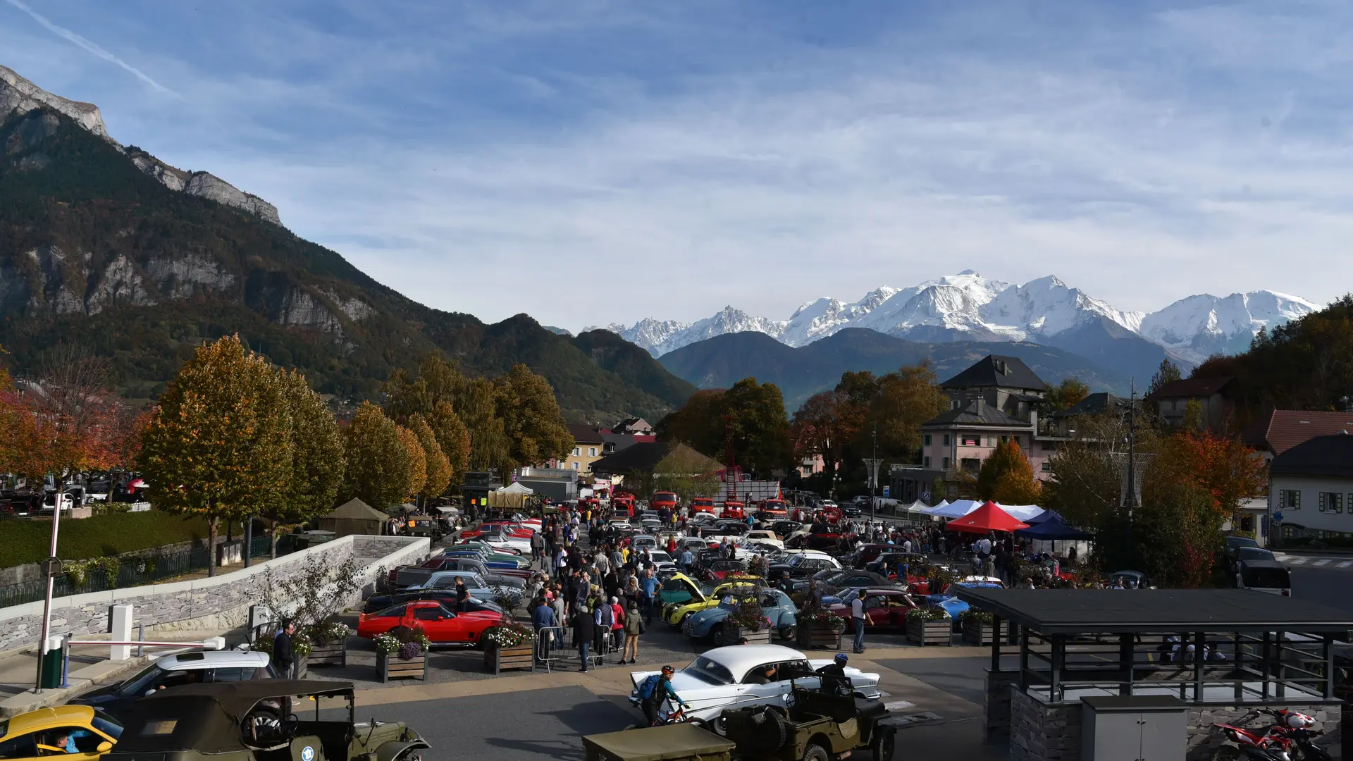 Vue sur le Pré de Foire depuis le théâtre de verdure