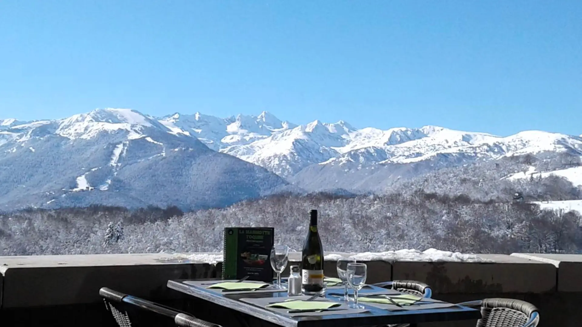 Vue panoramique depuis la terrasse