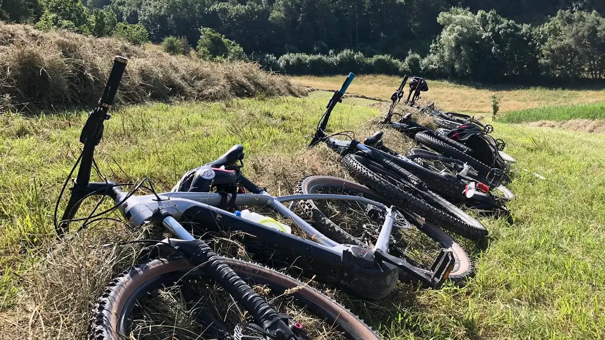 Sortie vtt électrique au lac de Siguret