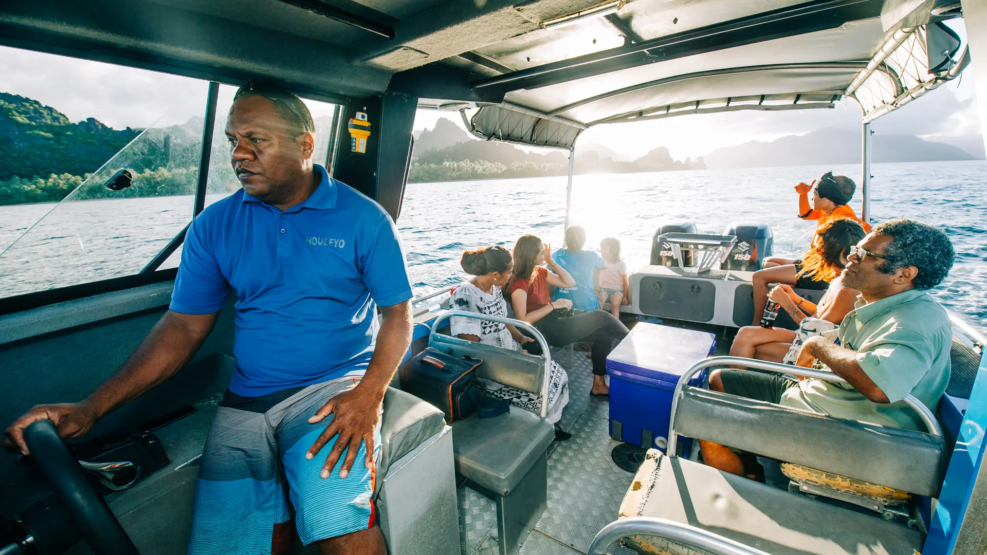 bateau, excursion, sortie en mer, hienghène