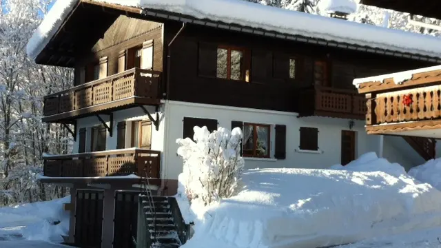 Chalet en hiver